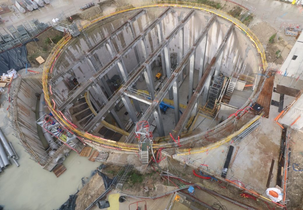 Chantier bassin du Moutier